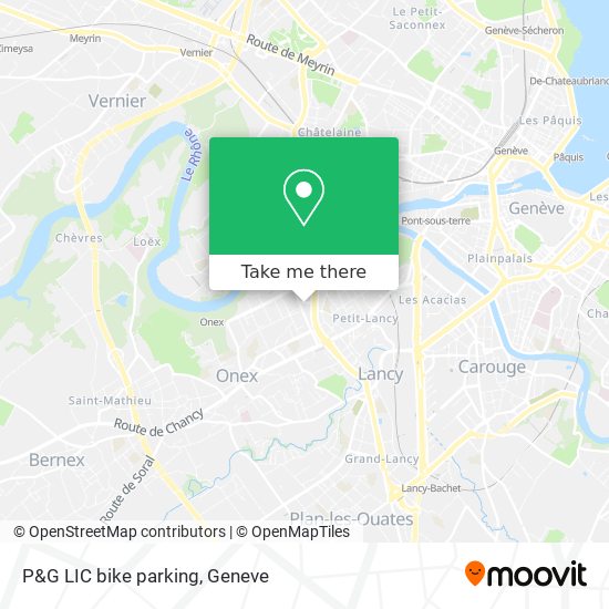 P&G LIC bike parking Karte