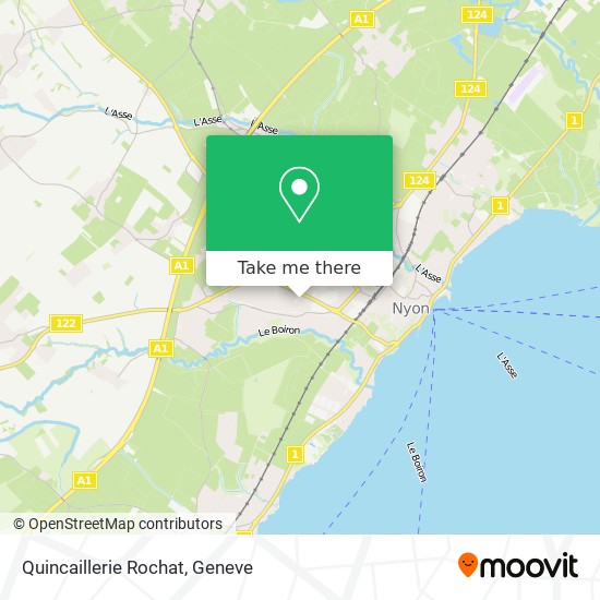 Quincaillerie Rochat map