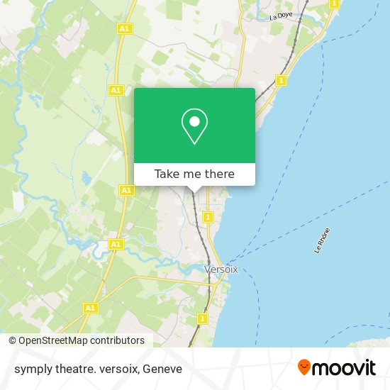 symply theatre. versoix map