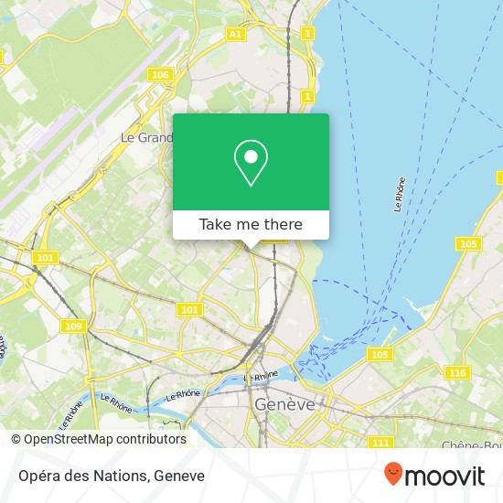 Opéra des Nations map