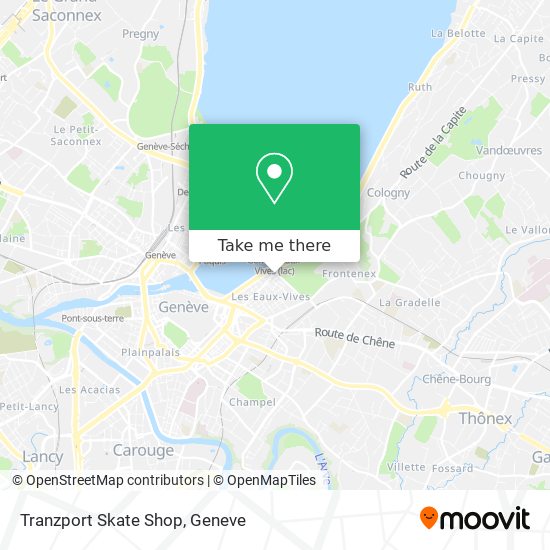 Tranzport Skate Shop map