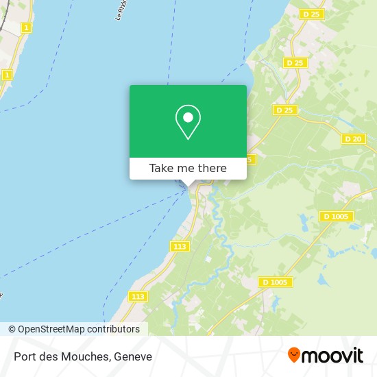 Port des Mouches map