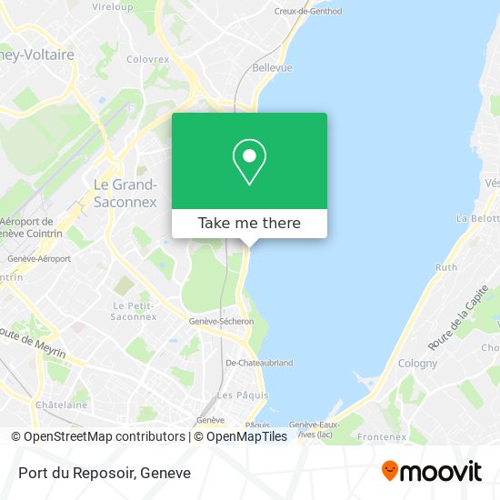Port du Reposoir map