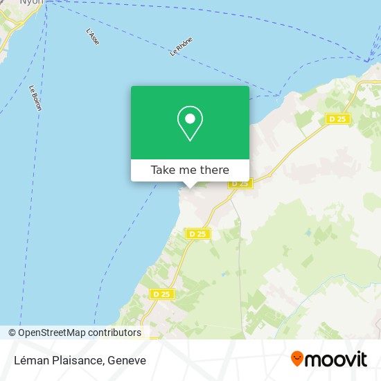 Léman Plaisance map