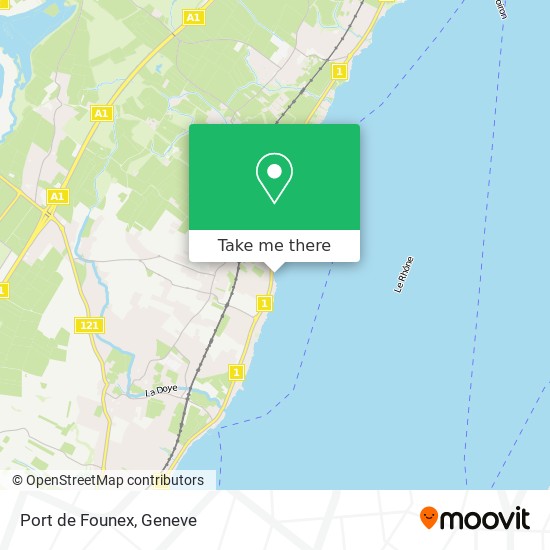Port de Founex Karte