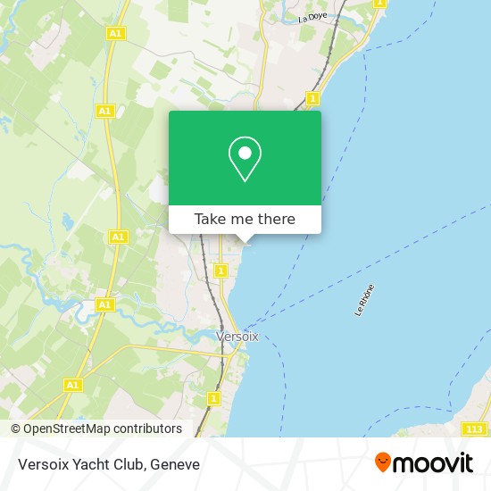 Versoix Yacht Club map