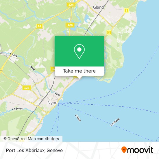 Port Les Abériaux map