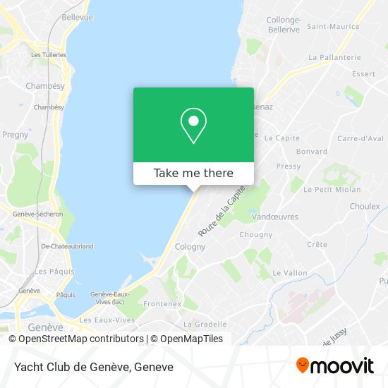 Yacht Club de Genève map