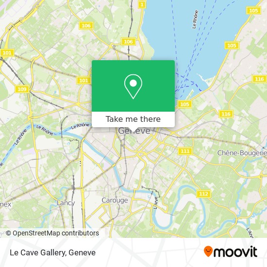 Le Cave Gallery map