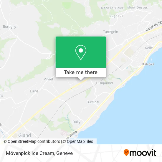 Mövenpick Ice Cream map