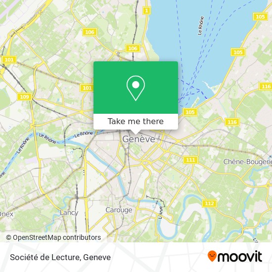 Société de Lecture map