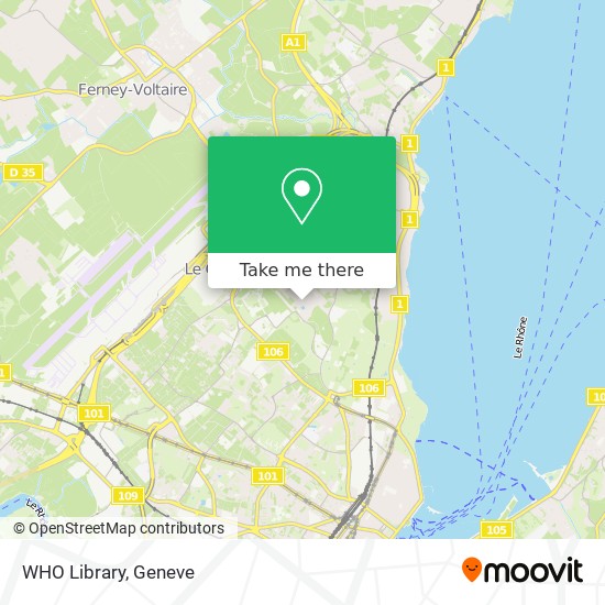 WHO Library map