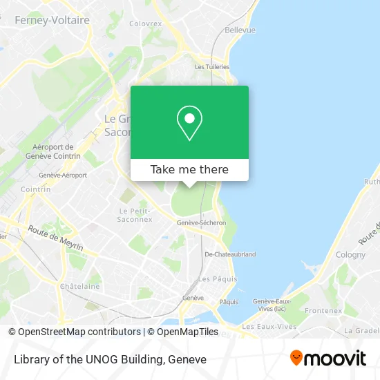 Library of the UNOG Building map