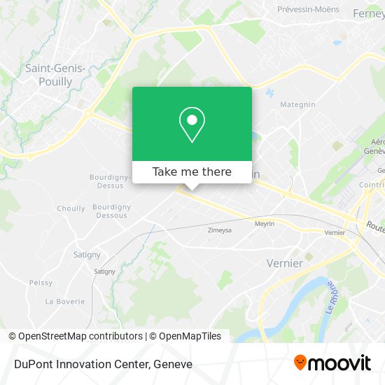 DuPont Innovation Center map