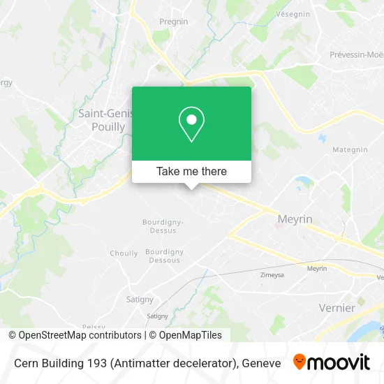 Cern Building 193 (Antimatter decelerator) map