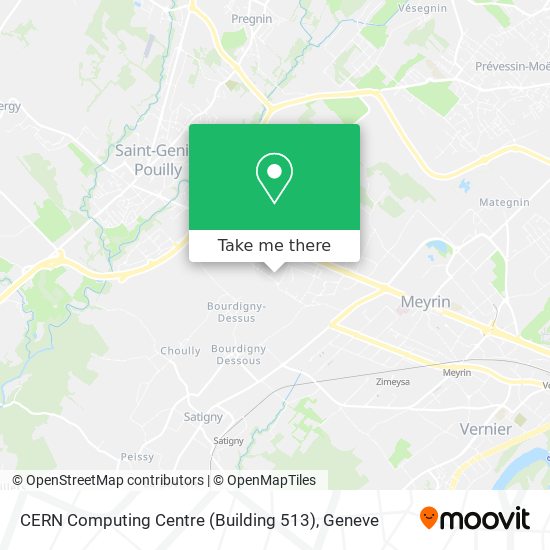 CERN Computing Centre (Building 513) map