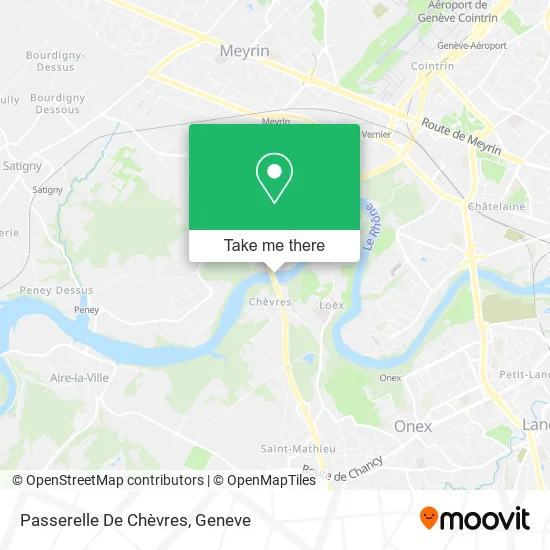 Passerelle De Chèvres map