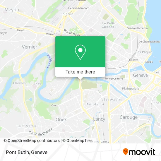 Pont Butin map