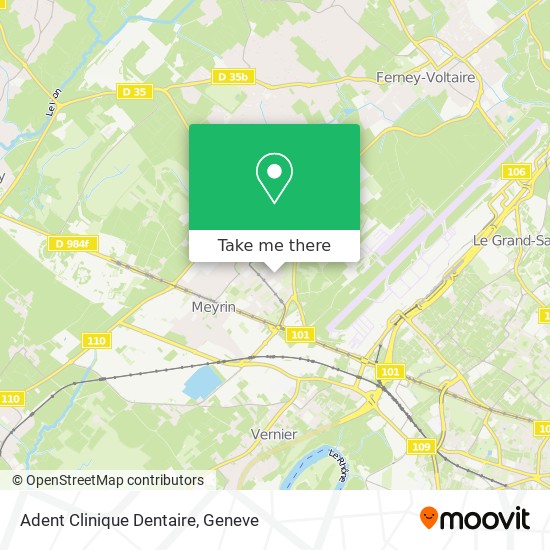Adent Clinique Dentaire map