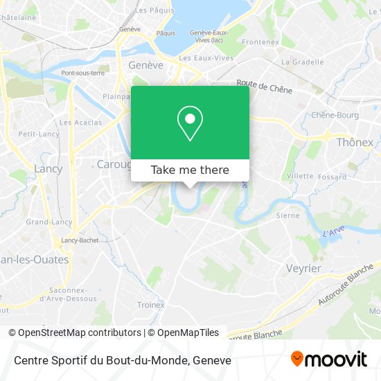 Centre Sportif du Bout-du-Monde Karte