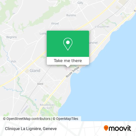 Clinique La Lignière map