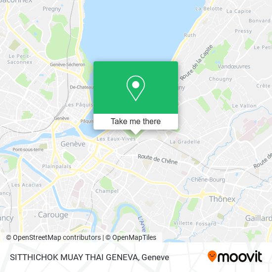 SITTHICHOK MUAY THAI GENEVA map