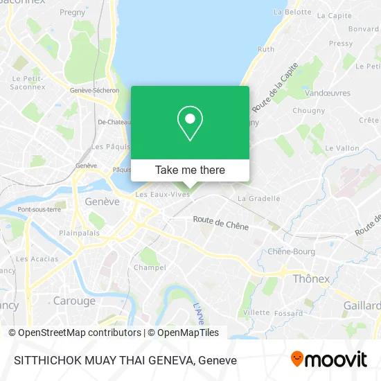 SITTHICHOK MUAY THAI GENEVA map