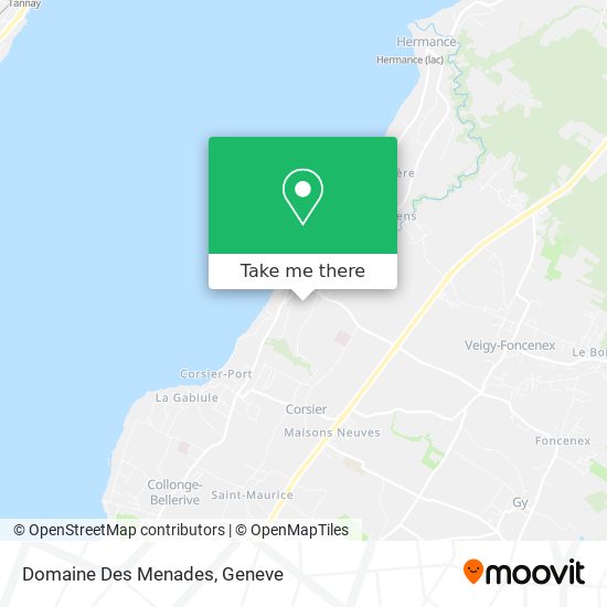 Domaine Des Menades map