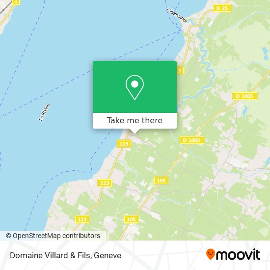 Domaine Villard & Fils map
