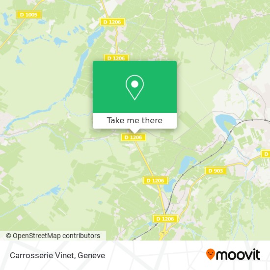 Carrosserie Vinet map