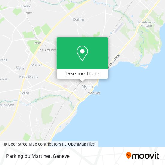 Parking du Martinet map