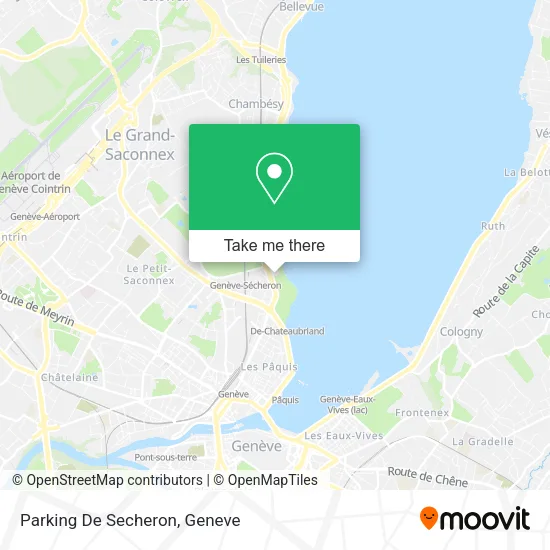 Parking De Secheron map