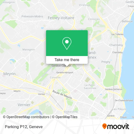 Parking P12 map