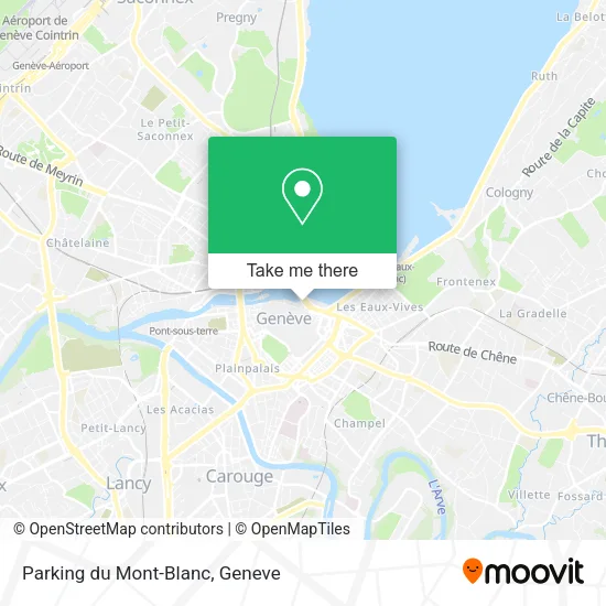 Parking du Mont-Blanc map