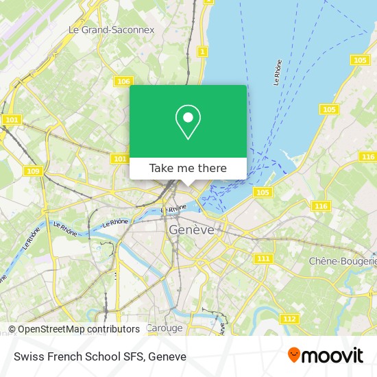 Swiss French School SFS map