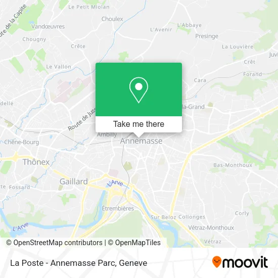 La Poste - Annemasse Parc plan