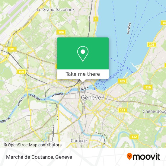 Marché de Coutance map