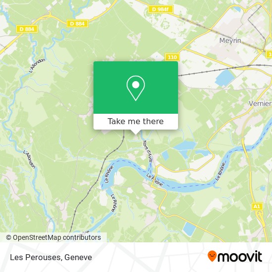 Les Perouses map