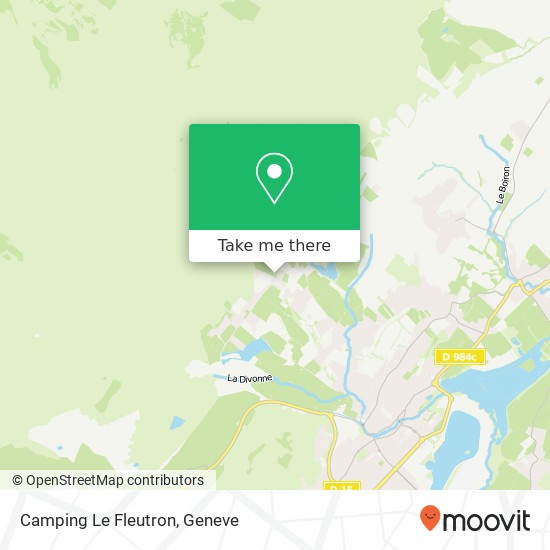 Camping Le Fleutron map