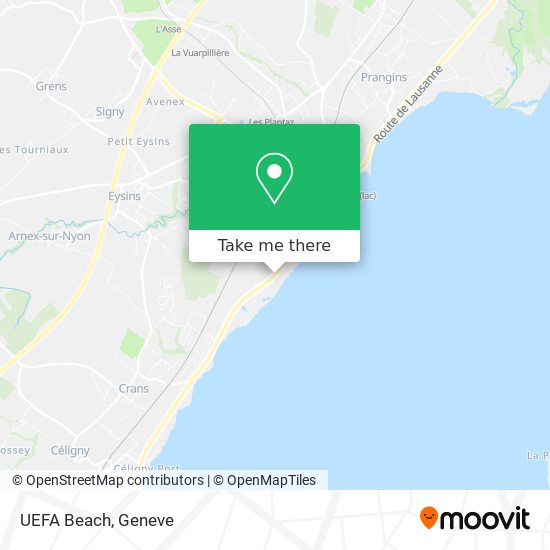 UEFA Beach Karte