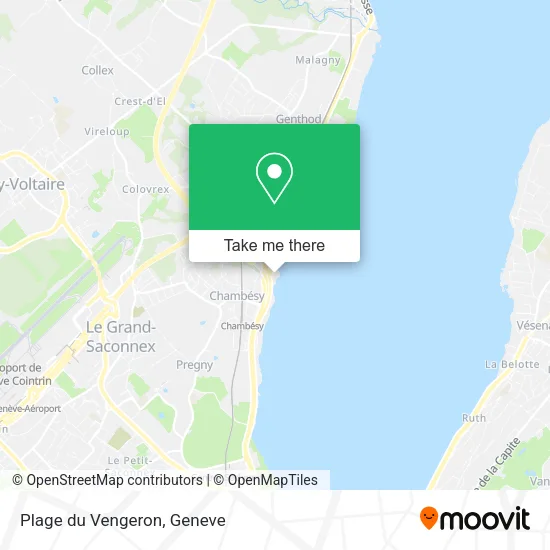 Plage du Vengeron plan