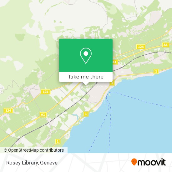 Rosey Library map