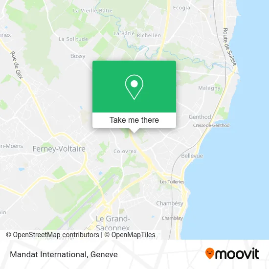 Mandat International map