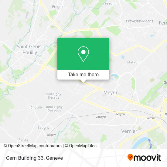 Cern Building 33 map