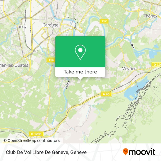 Club De Vol Libre De Geneve map