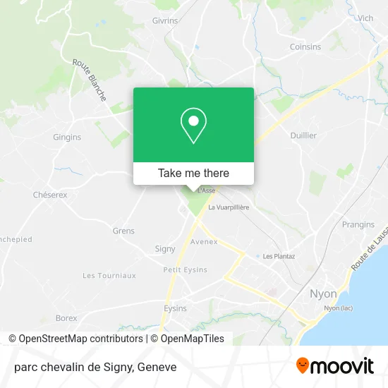 parc chevalin de Signy map