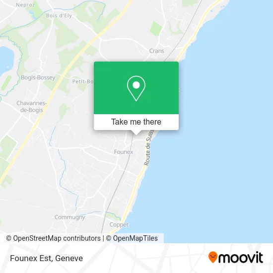 Founex Est map