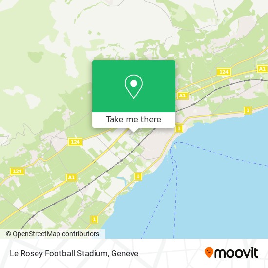 Le Rosey Football Stadium map