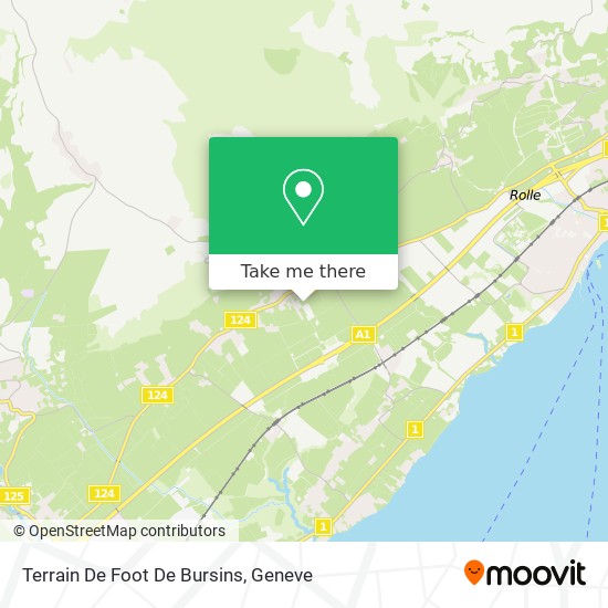 Terrain De Foot De Bursins map