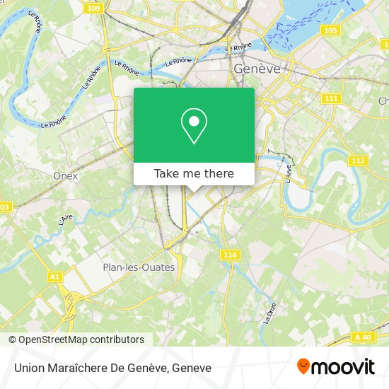 Union Maraîchere De Genève Karte